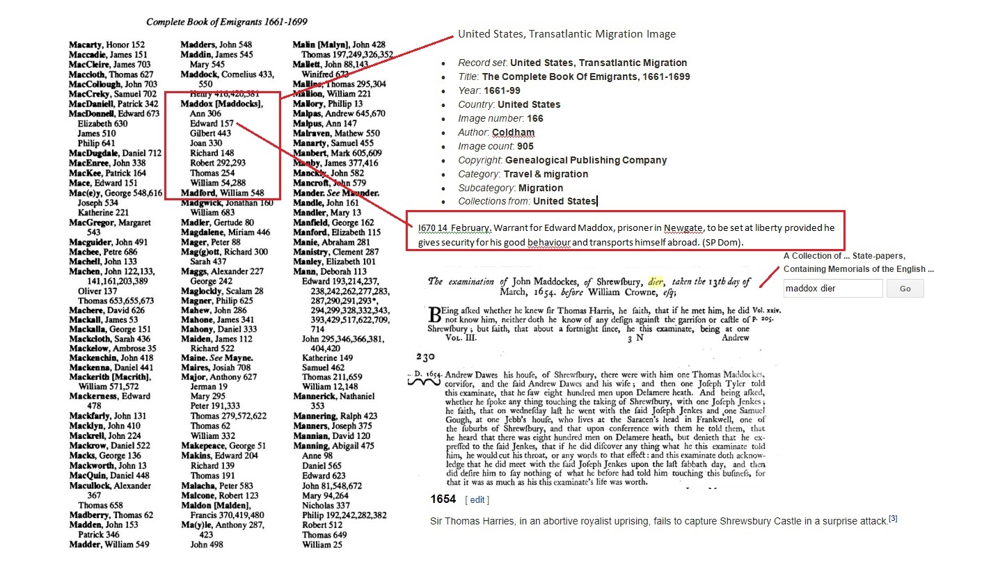Edward Maddox 1670 Transported (1)